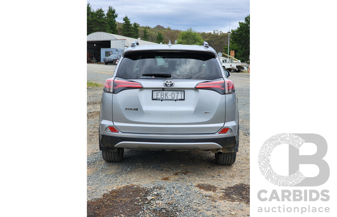 01/2019 Toyota RAV4 GXL (AWD) ASA44R 4d Wagon Silver Sky 2.5L