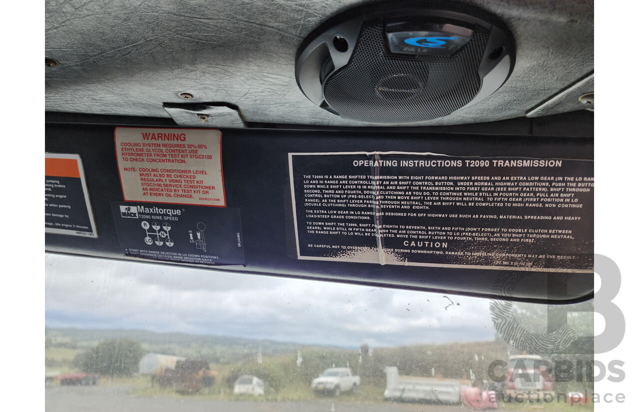 11/1990 Mack Econodyne Value Liner 6x4 2d Cab Chassis Turbo Diesel