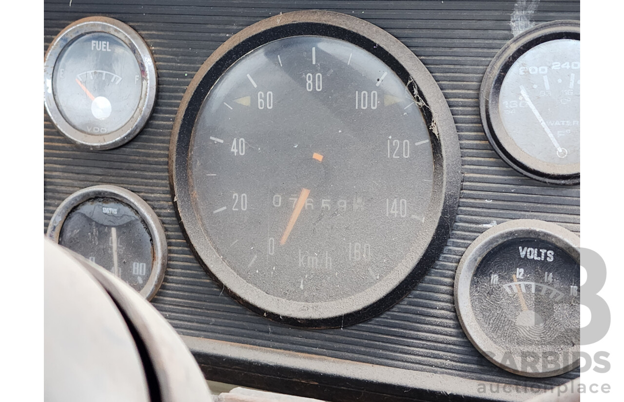 01/1968 International C1800 Series Prime Mover 4x2 2d Cab Chassis Red Inline Six