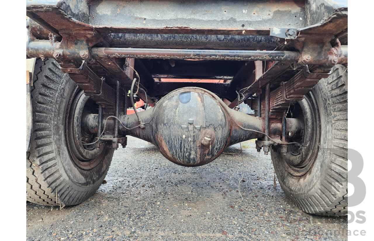 01/1968 International C1800 Series Prime Mover 4x2 2d Cab Chassis Red Inline Six