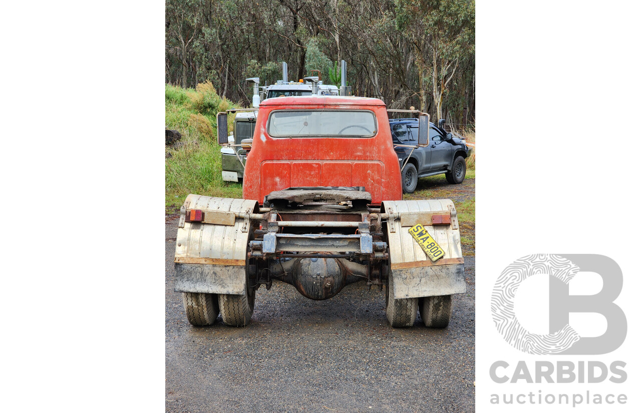 01/1968 International C1800 Series Prime Mover 4x2 2d Cab Chassis Red Inline Six