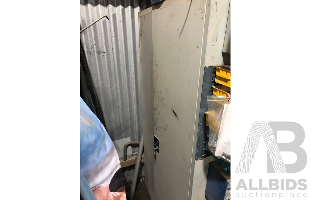 Cupboard And Contents Including Timiken Roller Bearings, Scotseal F13- and More
