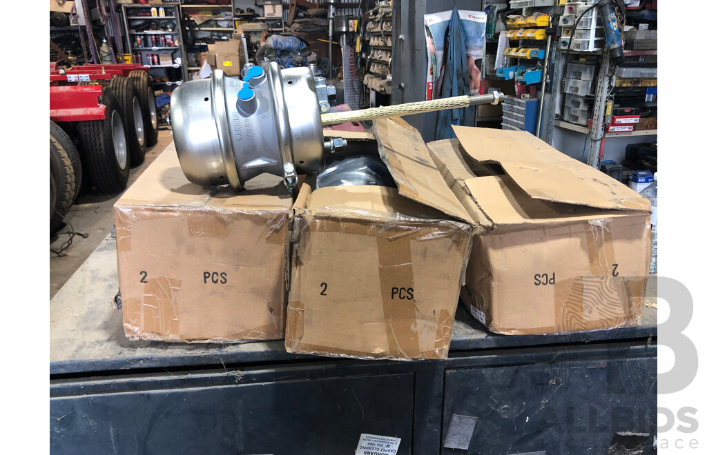 Six New MultiSpares G25-30/30 SBS Spring Brake Chambers