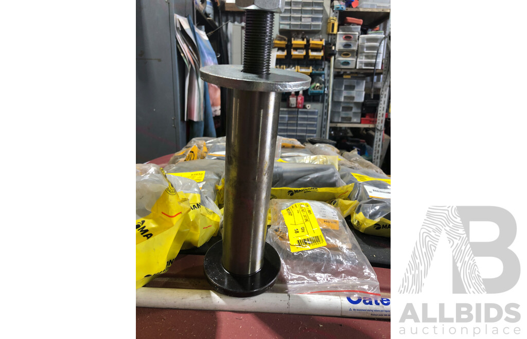 Approximatley 15 Various Truck Spare Parts From Mansons, Including but Not Limited to; U Bolt Assemblies, Wheel Studs, Equaliser Bush And More