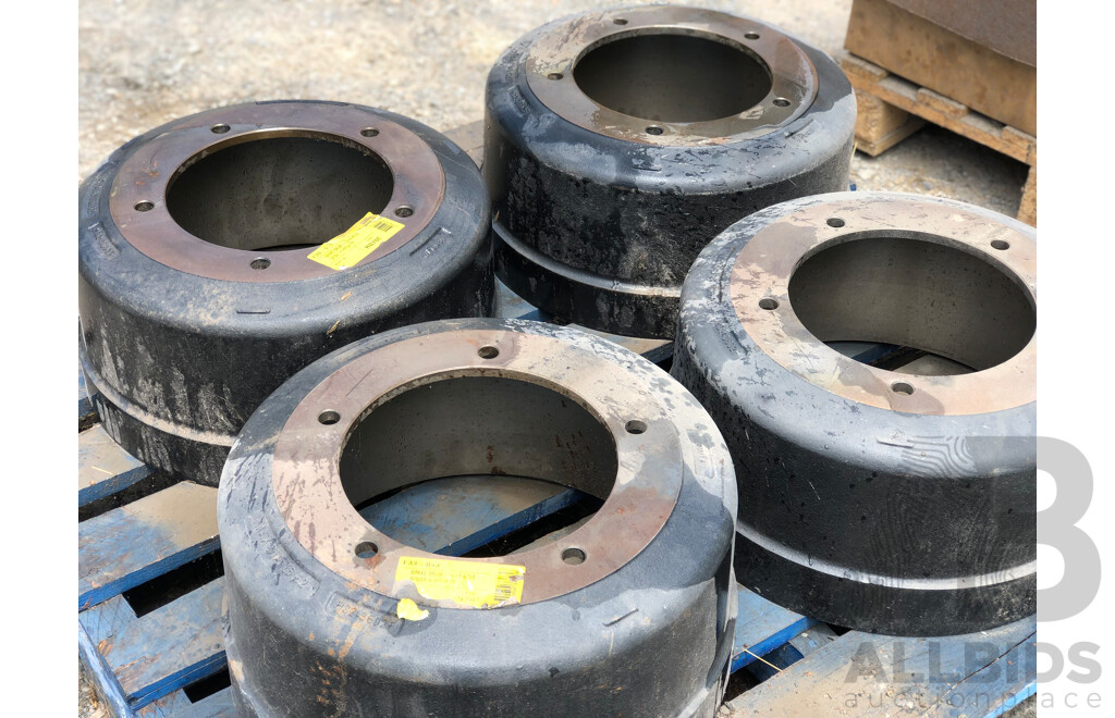 Four F33-043 56 Hole Spider K Hitch TP Brake Drum