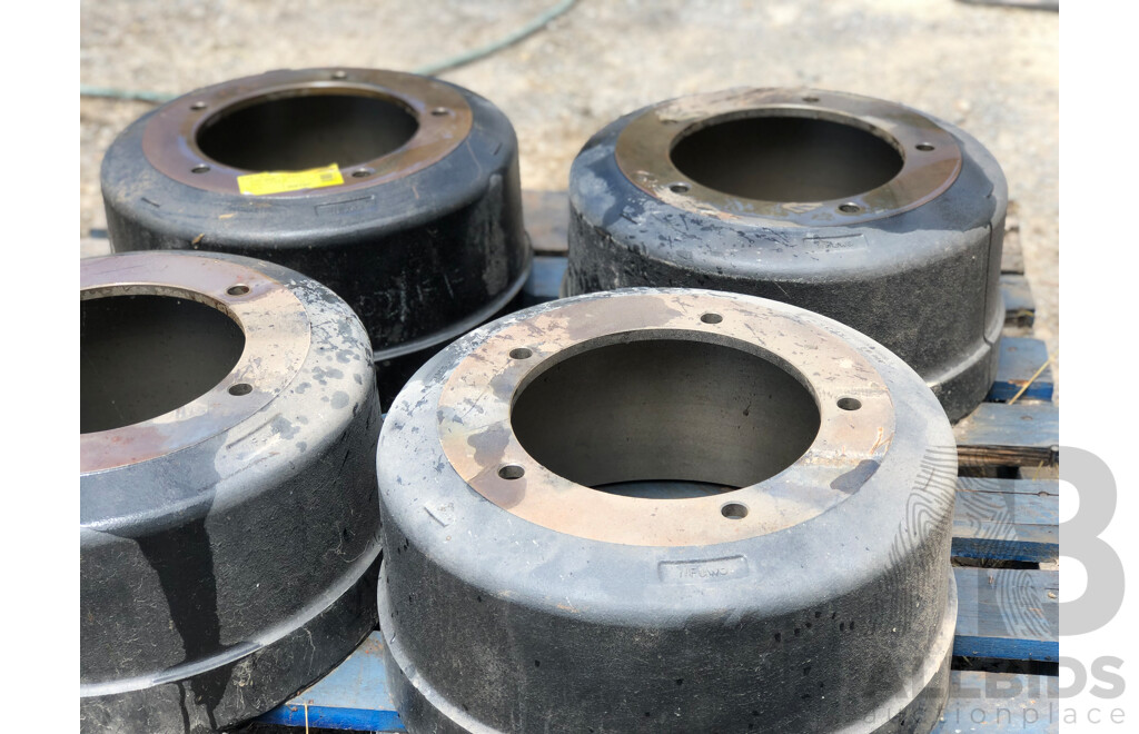 Four F33-043 56 Hole Spider K Hitch TP Brake Drum