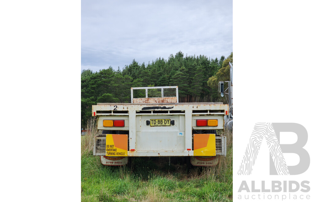 09/1994 Southern Cross Trailers Standard Extendable Triaxle 35t Table Top Semi Trailer