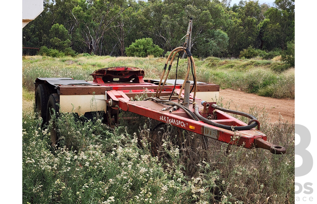 04/2011 Price Transport Equipment Dual Axle Bogie Wheel Dolly W Side Tipper Hydraulics