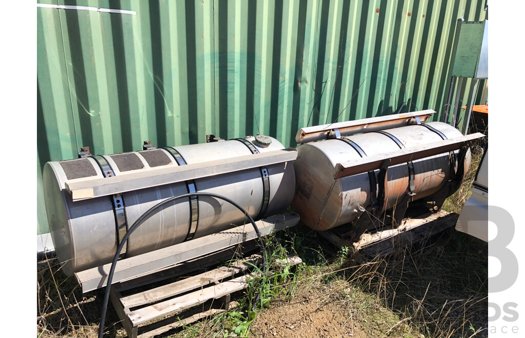 Two Series 2 Mack Superliner Fuel Tanks