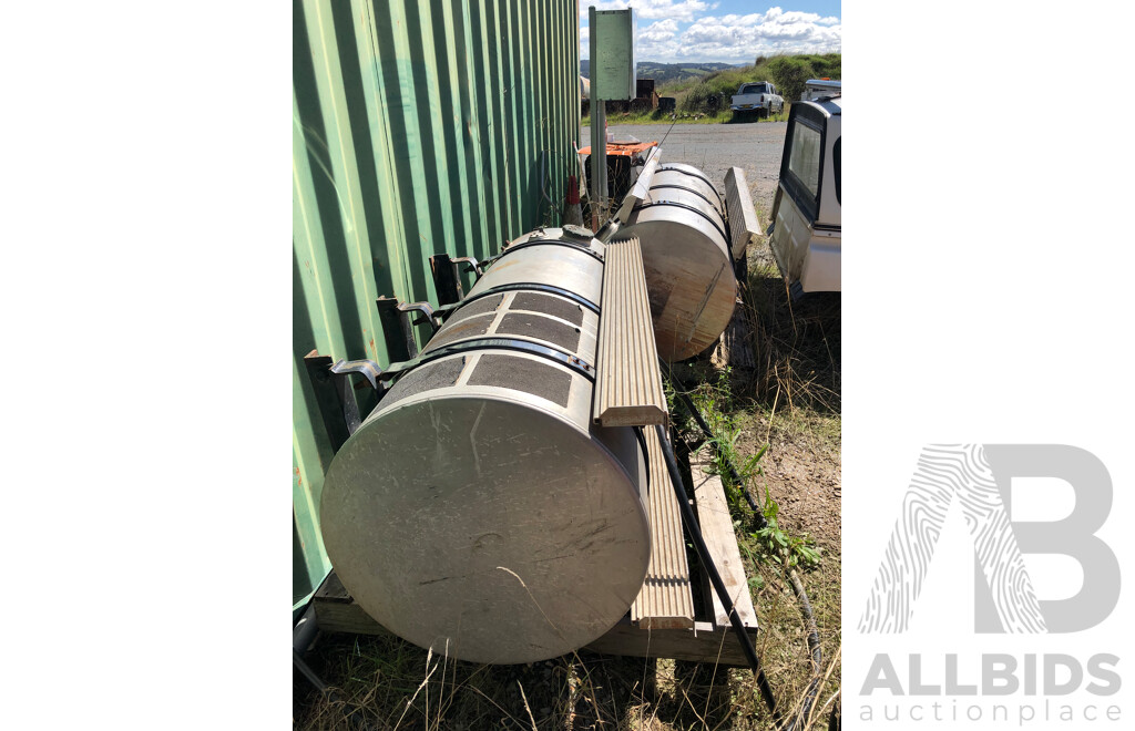 Two Series 2 Mack Superliner Fuel Tanks