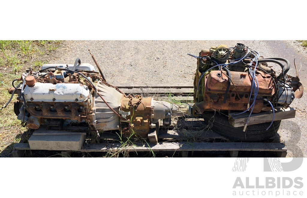 Ford Small Block 302 Motor and Transmission