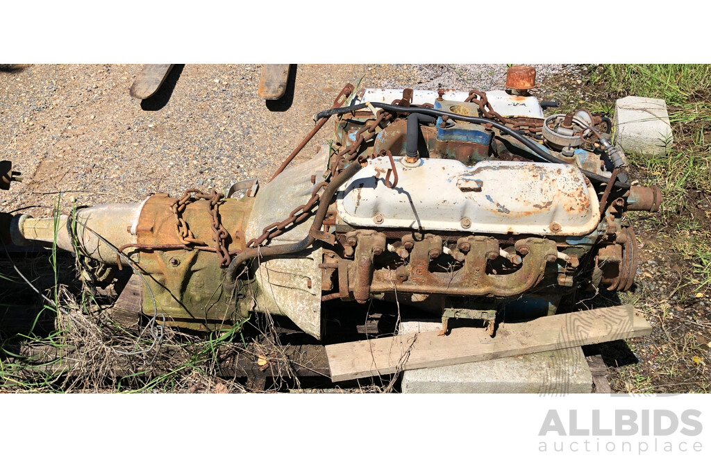 Ford Small Block 302 Motor and Transmission