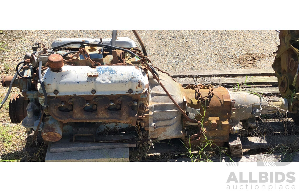 Ford Small Block 302 Motor and Transmission
