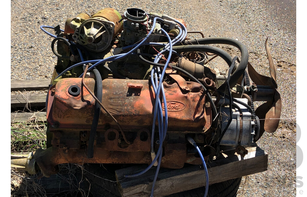 Ford Small Block 302 Motor and Transmission