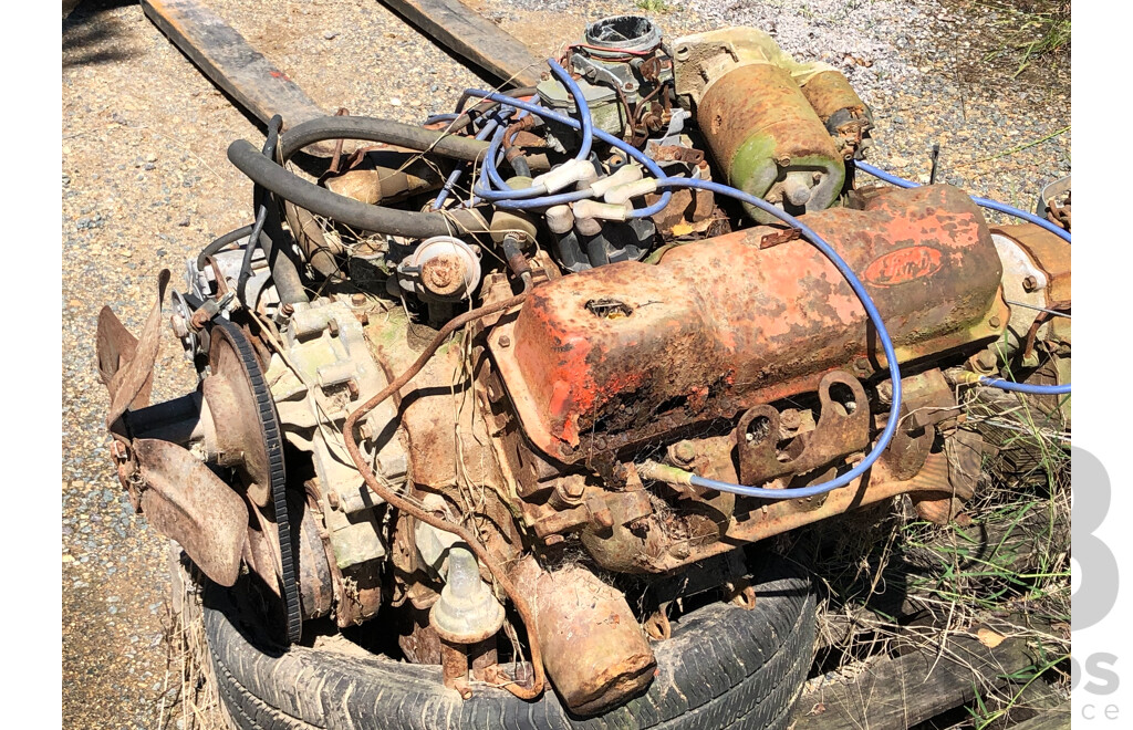 Ford Small Block 302 Motor and Transmission