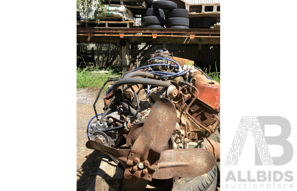 Ford Small Block 302 Motor and Transmission