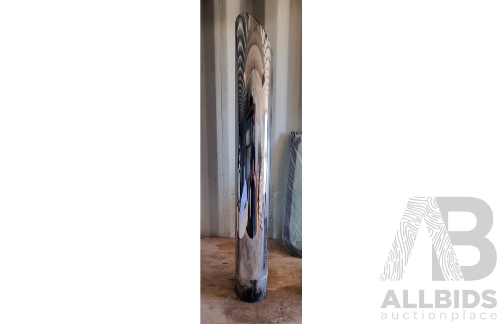 Pair of Chrome Exhaust Stacks - Curved Top & Straight Top