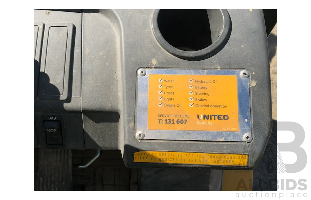 2019 CAT 2.7 Ton Diesel Forklift - DP25NT