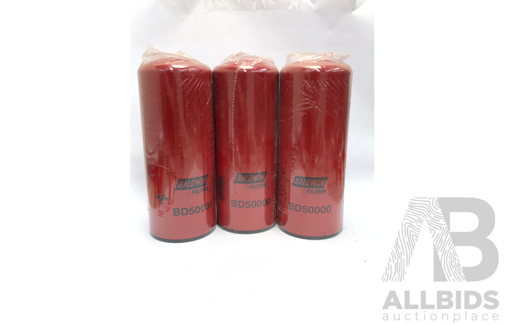 3x BD50000 Baldwin USA Oil Filter - for Cummins ISM, ISX LF14000NN, 4367100 - ORP $447.00