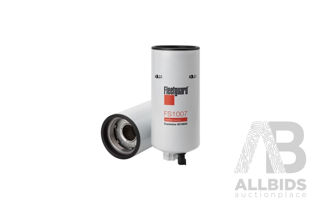 3X Fleetguard Fuel Water/ Seperator - FS1007 - ORP $258.00