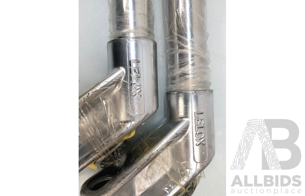 2x Lelox Offset Chassis Pipes - (P)OSCPSS - ORP $430.00