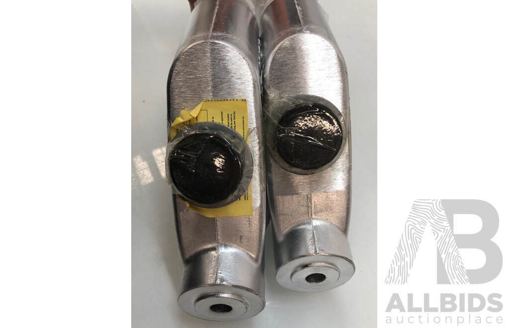 2x Lelox Offset Chassis Pipes - (P)OSCPSS - ORP $430.00