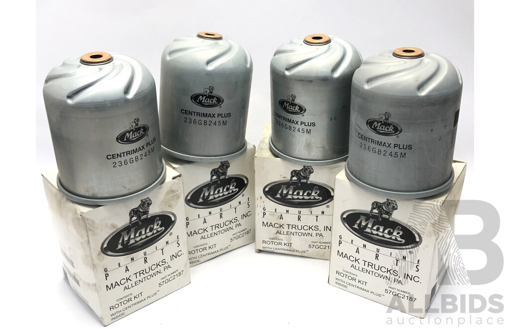 4x Mack 57GC2187 Rotor Kits with Centrimax Plus Inside