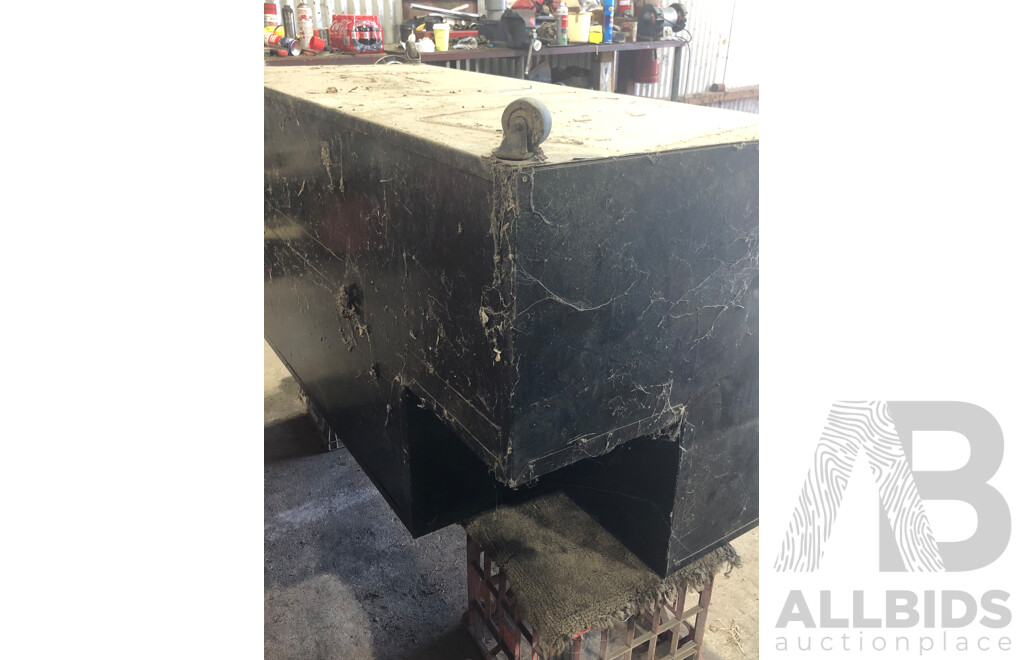 Steel Storage Box on Wheels Containing Wurth Hose Clamp Set, Truck-Lite LED Head Lamps & More