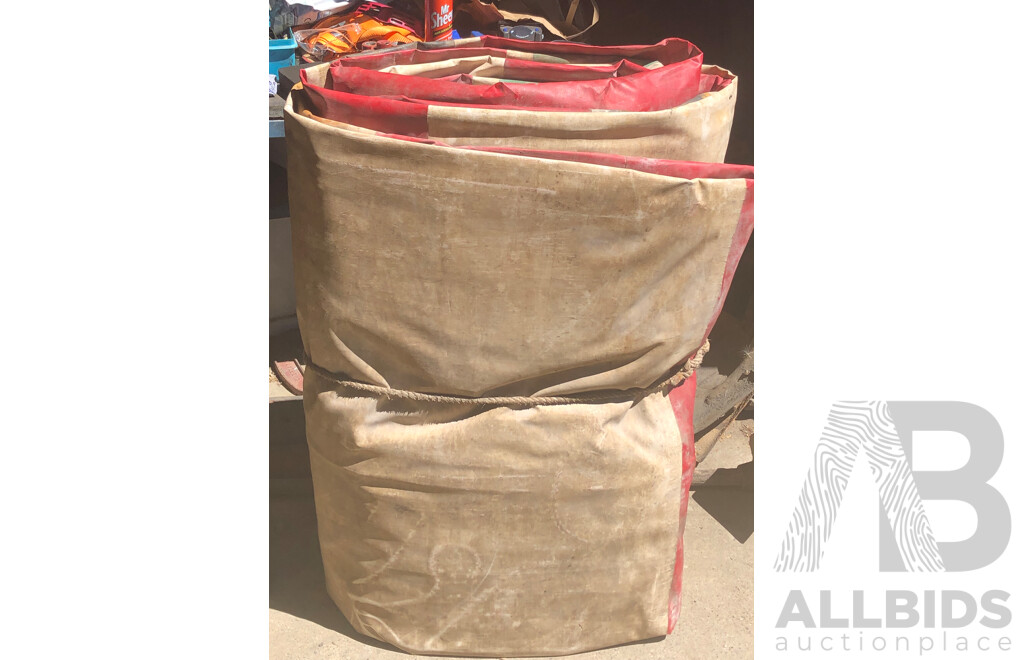 Four 32 Foot Semi Tipper Tarps and One 36 Foot Tipper Tarp