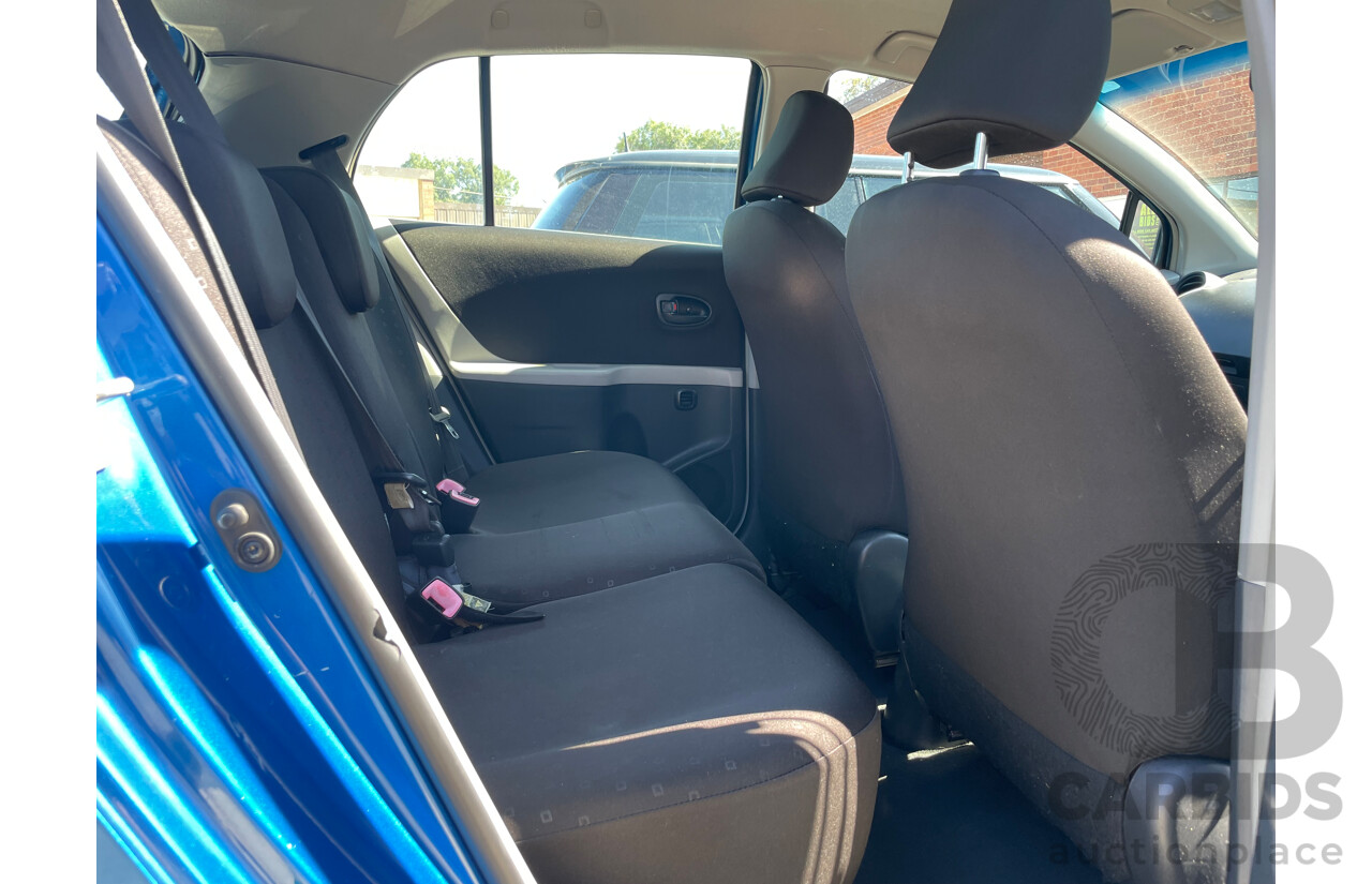 03/08 Toyota Yaris YR FWD NCP90R 5D Hatchback Blue 1.3L