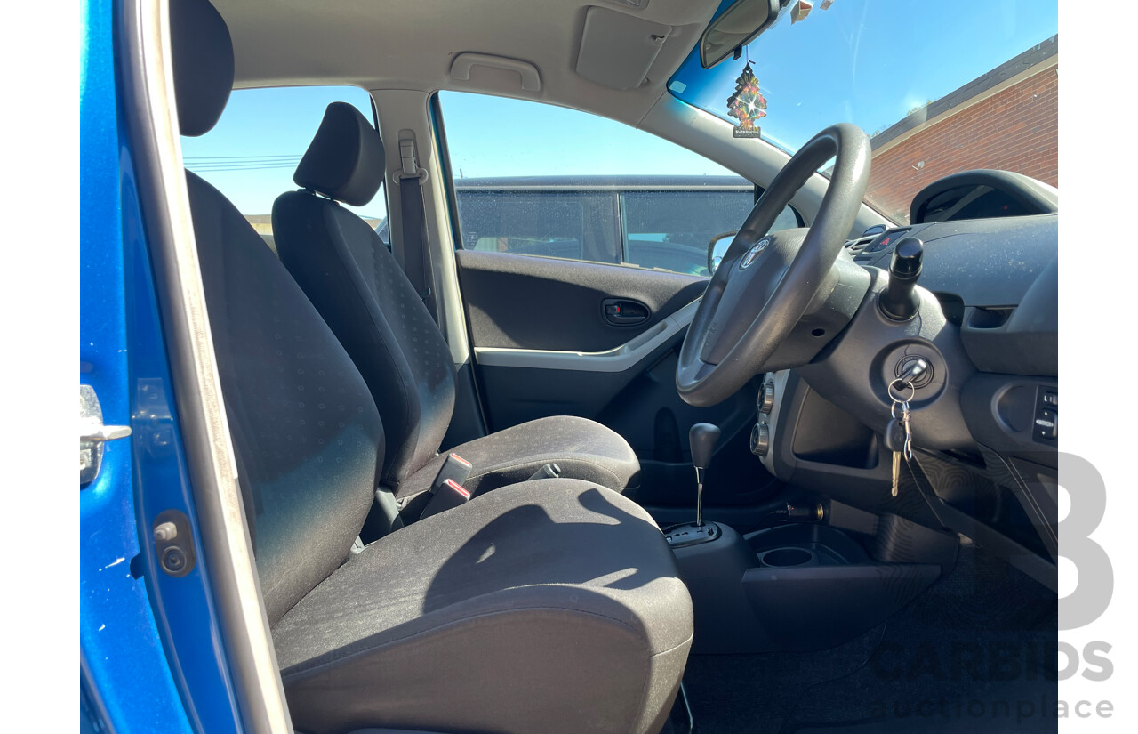03/08 Toyota Yaris YR FWD NCP90R 5D Hatchback Blue 1.3L