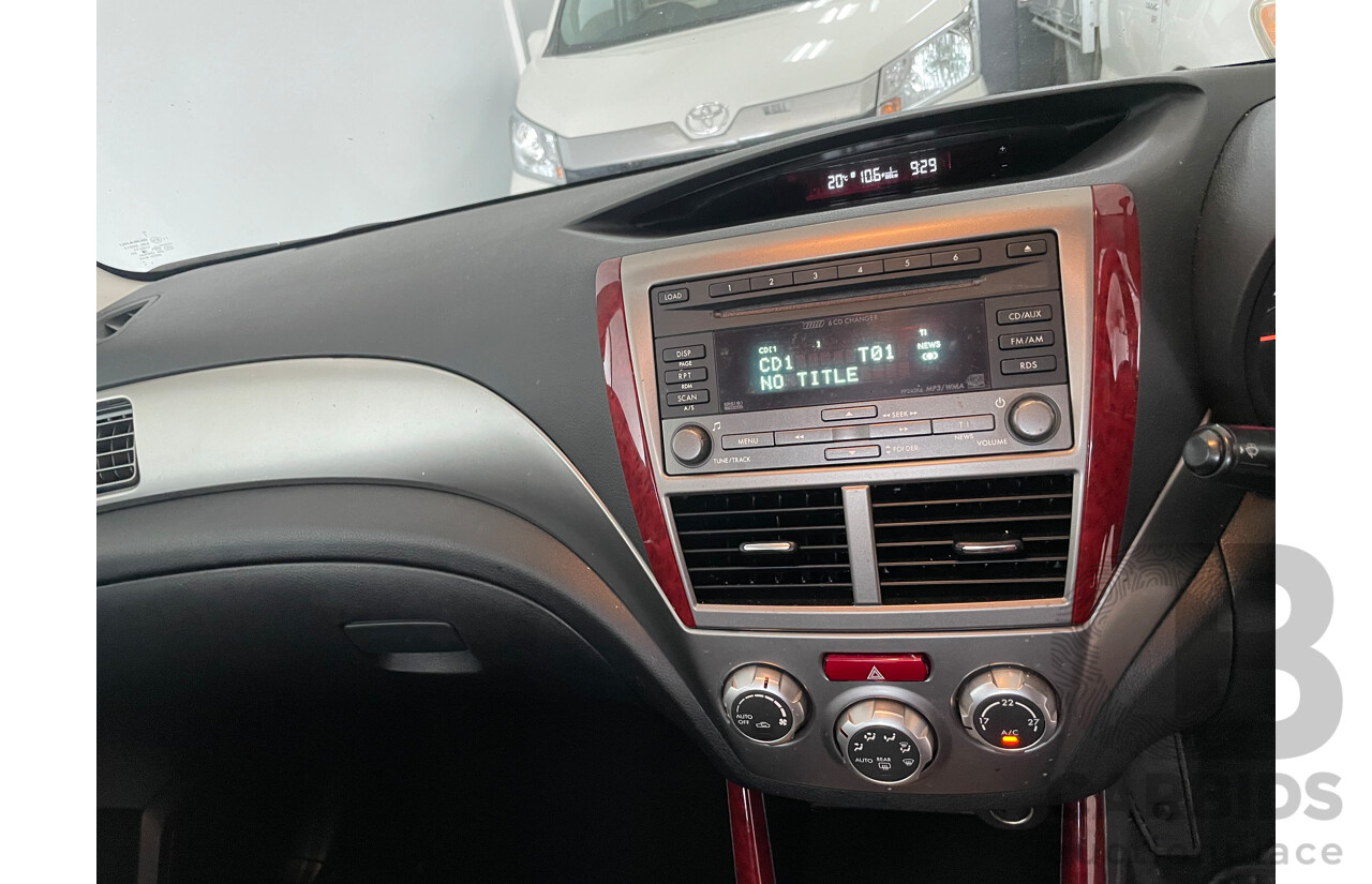 03/09 Subaru Forester XS AWD MY09 4D Wagon Blue 2.5L