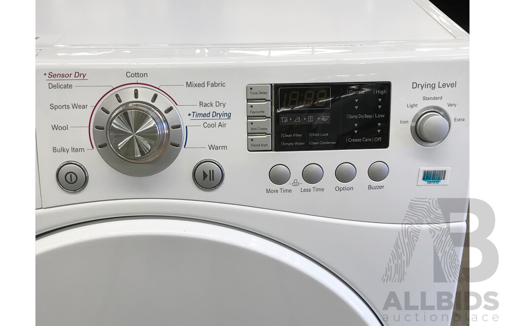 LG Sensor Dry 8kg Front Loader Condenser Clothes Dryer