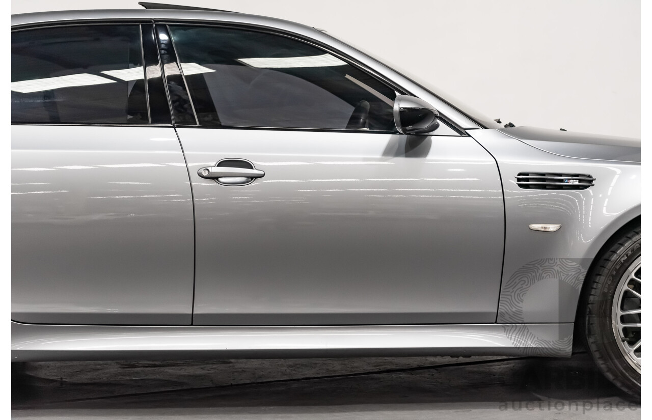 07/06 BMW M5 RWD E60 4D Sedan Silbergrau Metallic V10 5.0L