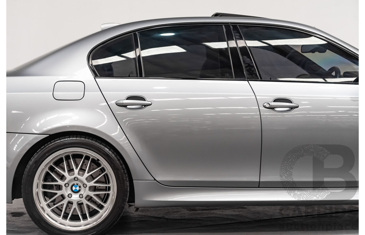 07/06 BMW M5 RWD E60 4D Sedan Silbergrau Metallic V10 5.0L
