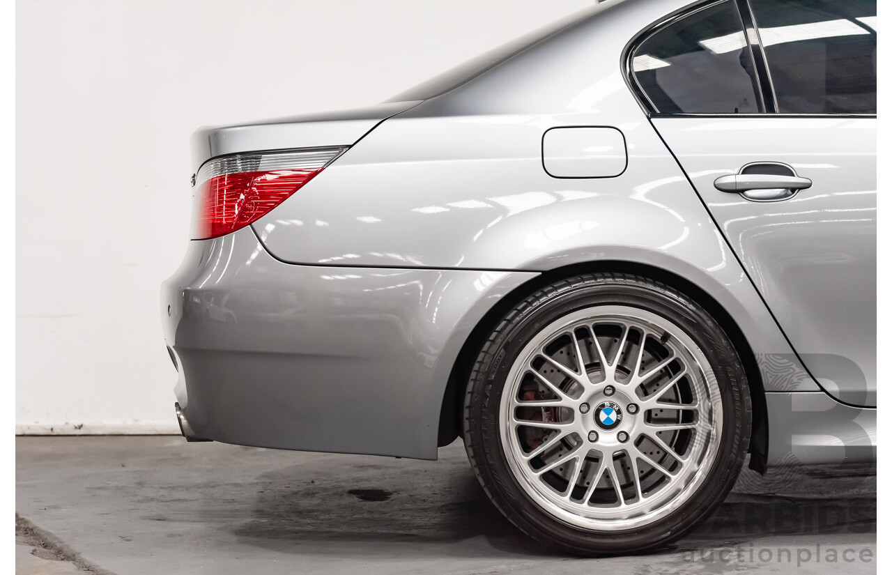 07/06 BMW M5 RWD E60 4D Sedan Silbergrau Metallic V10 5.0L