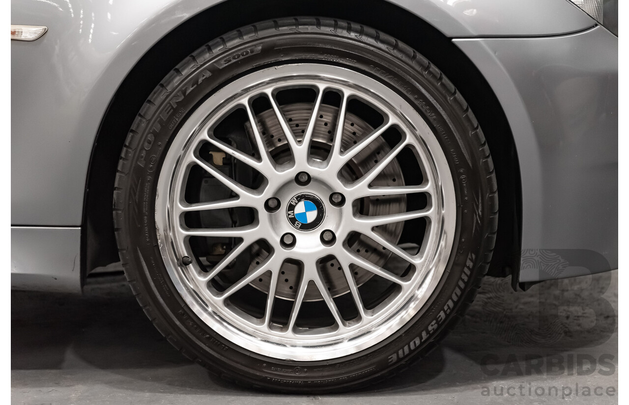07/06 BMW M5 RWD E60 4D Sedan Silbergrau Metallic V10 5.0L