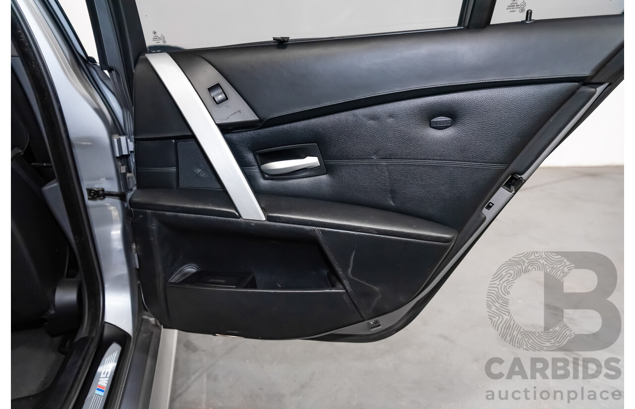 07/06 BMW M5 RWD E60 4D Sedan Silbergrau Metallic V10 5.0L