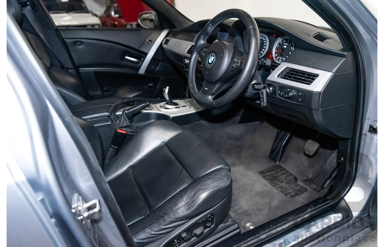 07/06 BMW M5 RWD E60 4D Sedan Silbergrau Metallic V10 5.0L