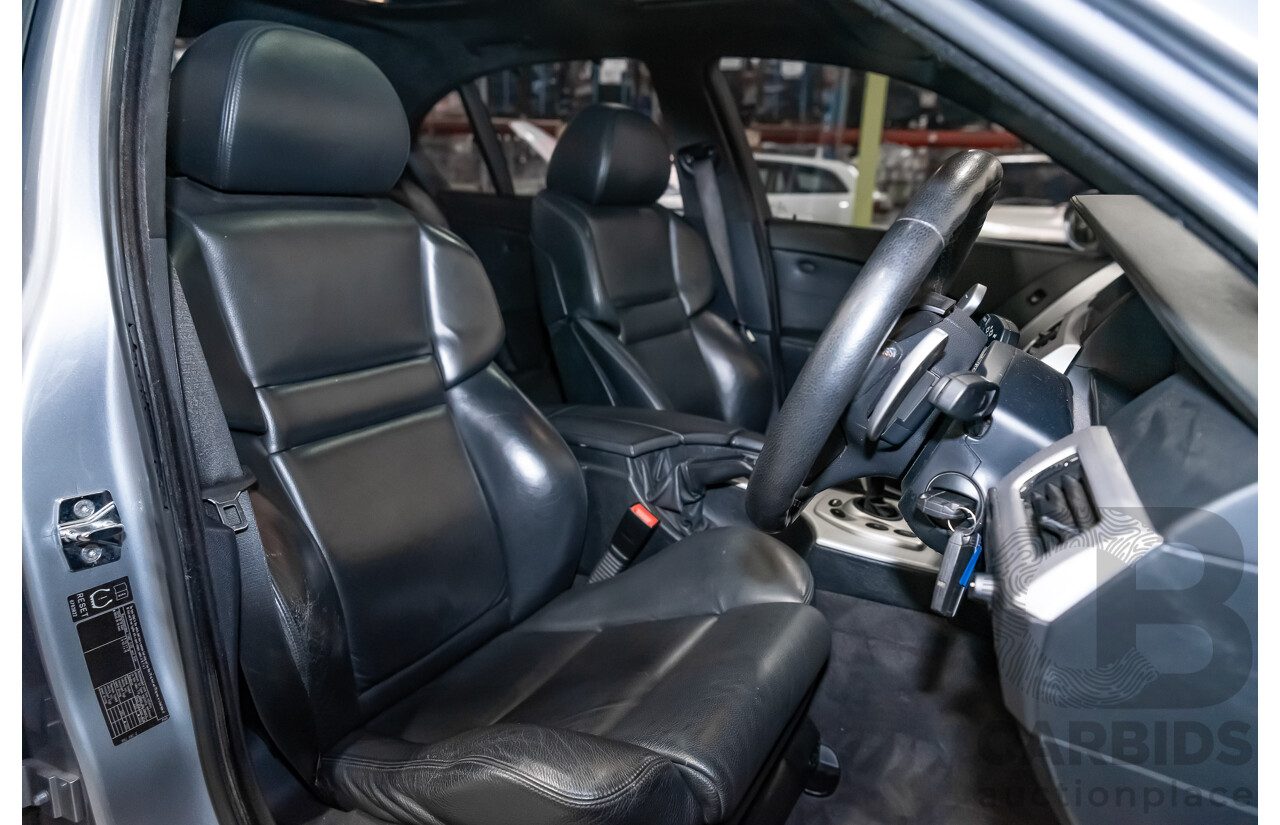 07/06 BMW M5 RWD E60 4D Sedan Silbergrau Metallic V10 5.0L