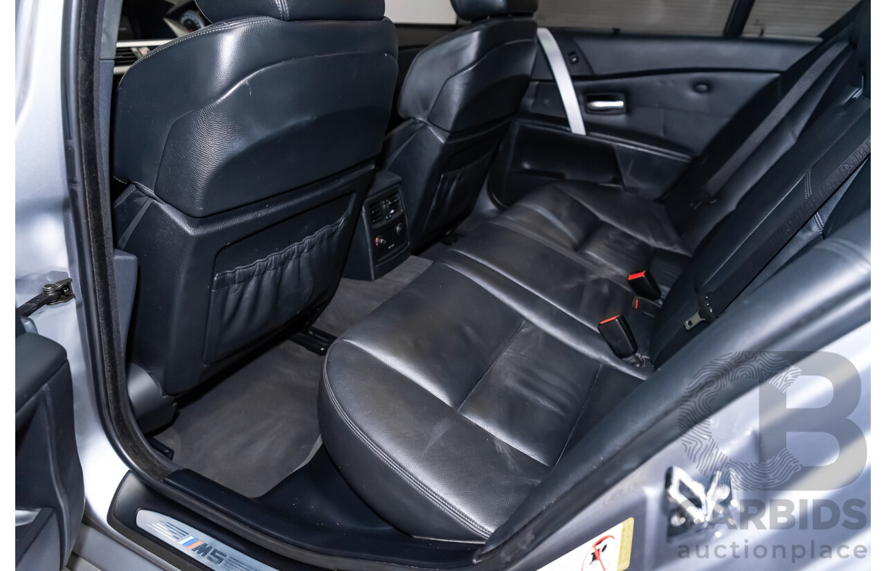 07/06 BMW M5 RWD E60 4D Sedan Silbergrau Metallic V10 5.0L