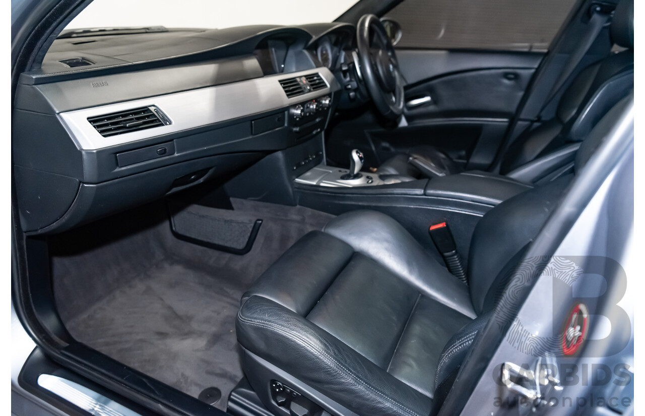 07/06 BMW M5 RWD E60 4D Sedan Silbergrau Metallic V10 5.0L