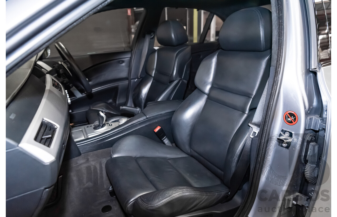 07/06 BMW M5 RWD E60 4D Sedan Silbergrau Metallic V10 5.0L