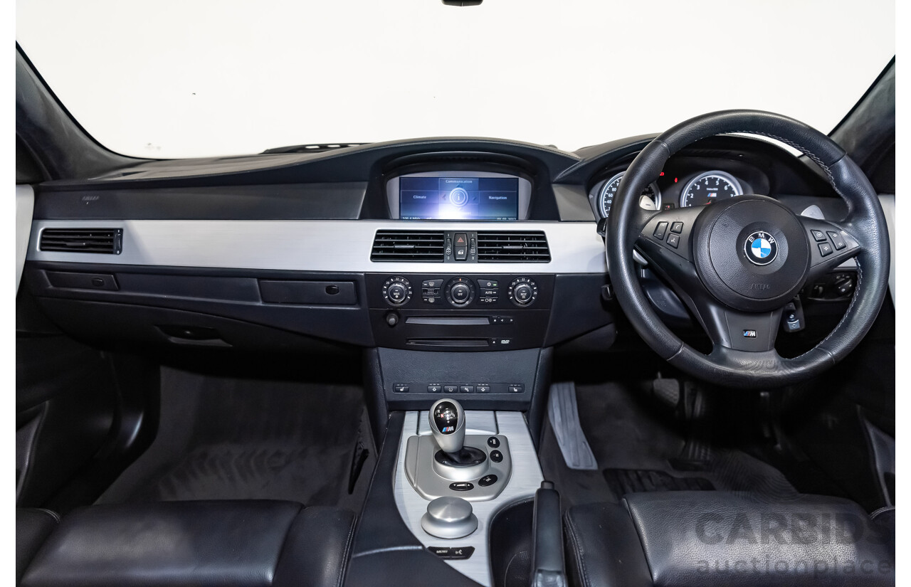 07/06 BMW M5 RWD E60 4D Sedan Silbergrau Metallic V10 5.0L