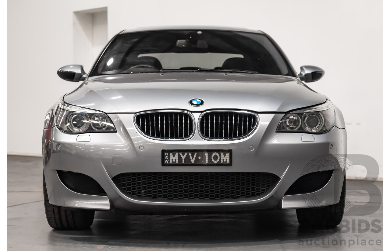 07/06 BMW M5 RWD E60 4D Sedan Silbergrau Metallic V10 5.0L