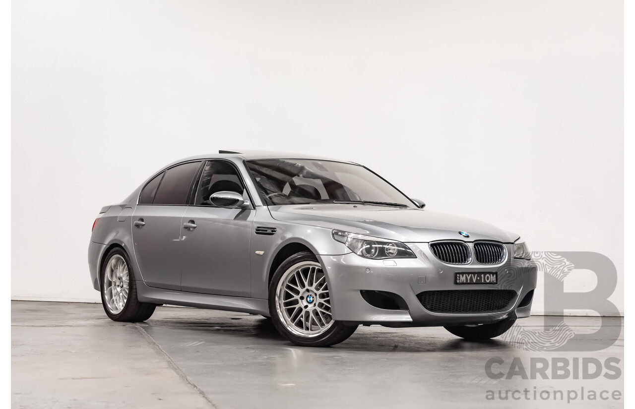 07/06 BMW M5 RWD E60 4D Sedan Silbergrau Metallic V10 5.0L