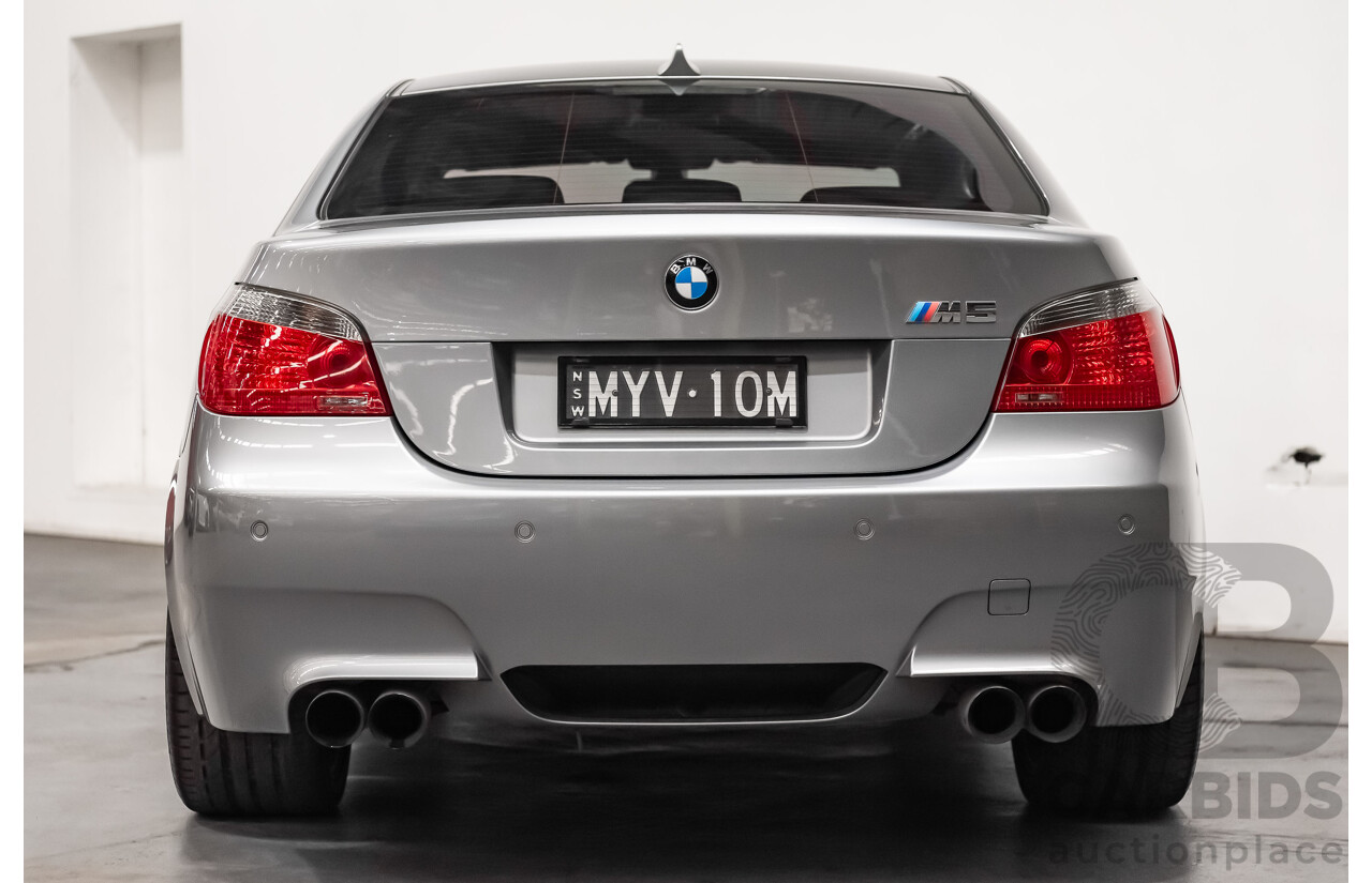 07/06 BMW M5 RWD E60 4D Sedan Silbergrau Metallic V10 5.0L