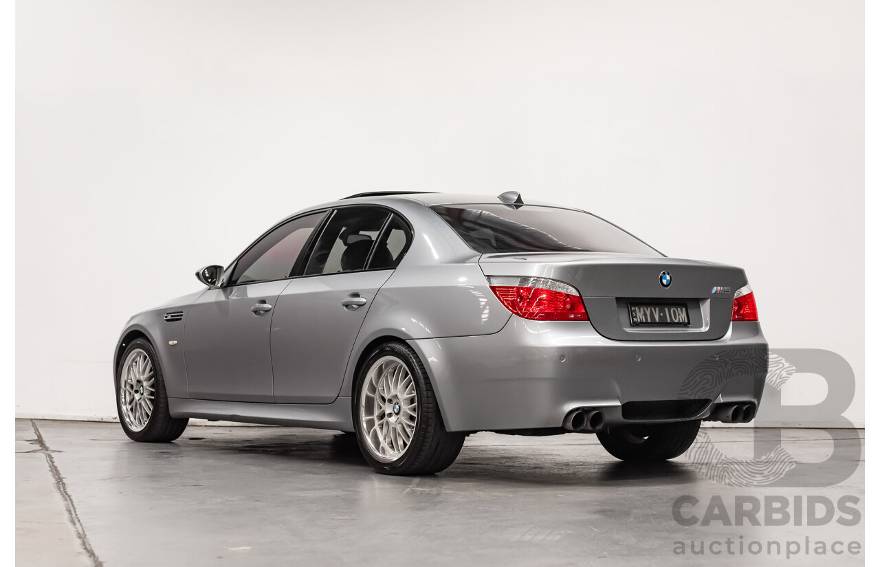 07/06 BMW M5 RWD E60 4D Sedan Silbergrau Metallic V10 5.0L
