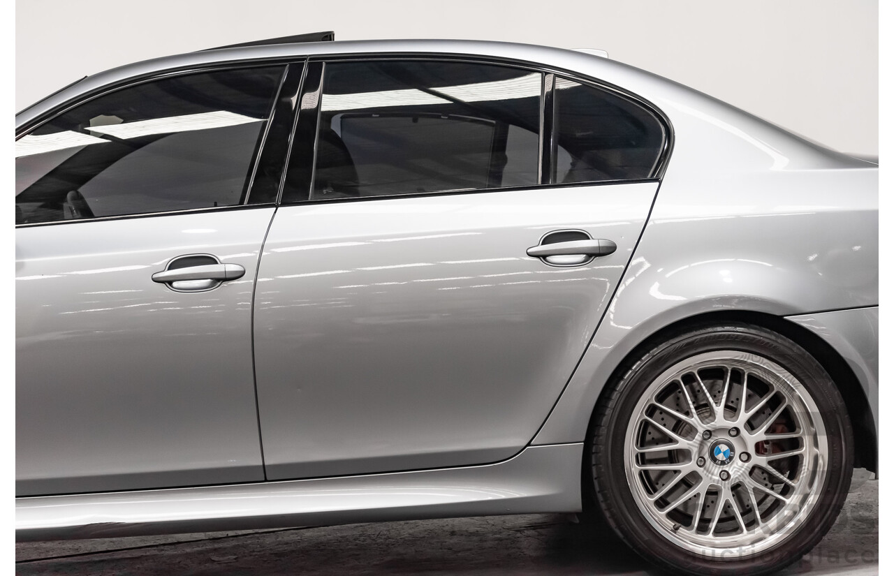 07/06 BMW M5 RWD E60 4D Sedan Silbergrau Metallic V10 5.0L