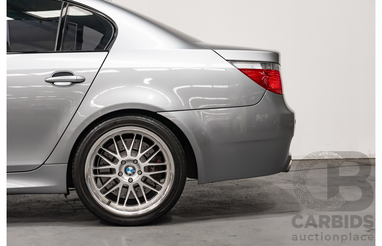 07/06 BMW M5 RWD E60 4D Sedan Silbergrau Metallic V10 5.0L